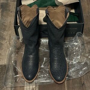 The Jasper Size 12EE, Gunsmoke Smooth Ostrich.  Never worn still in box.